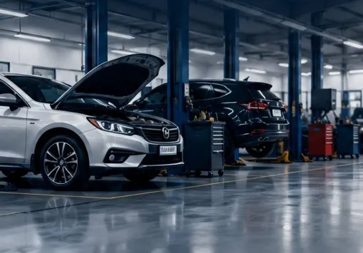 A Wira Auto Services workshop bay